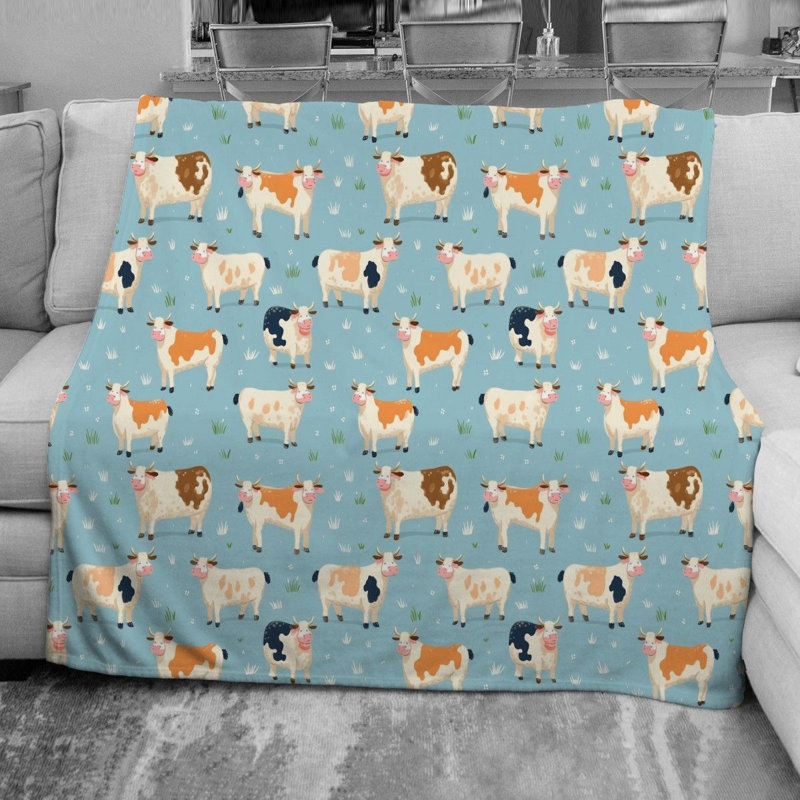  Farm Fleece Blanket, Throw