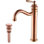 Lavabo vasque de salle de bain à poignée simple en cuivre 9320H avec bonde escamotable sans trop-plein