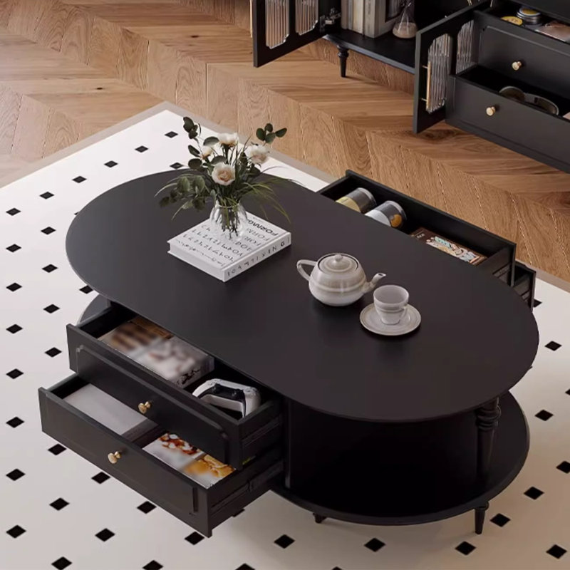 Meuble télé américain de style médiéval moderne