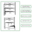 Support pour plante pliante d'intérieur ou d'extérieur à 3 niveaux Macpherson-636789774-636790295