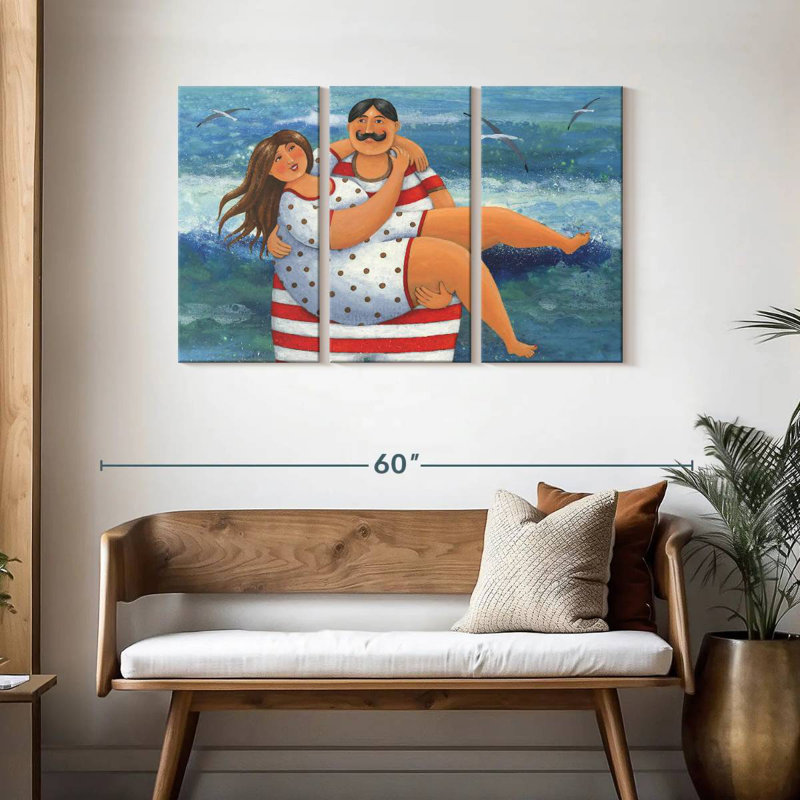 Couples Hold Tight, 28" H x 45" W