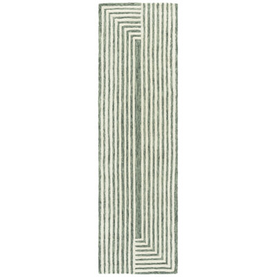 Metro 389 Hand Tufted 80% Wool; 20% Cotton Geometric Rug
