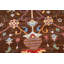 Tapis oriental 100% floral à teinture végétale Ziegler noué à la main 8 x 10