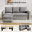 81" Sectional Sleeper Sofa, Pull Out Couch Bed With Storage, 2 In 1 L-Shaped Sofa Bed With Storage Chaise For Living Room, Apartment, Small Space-629757552