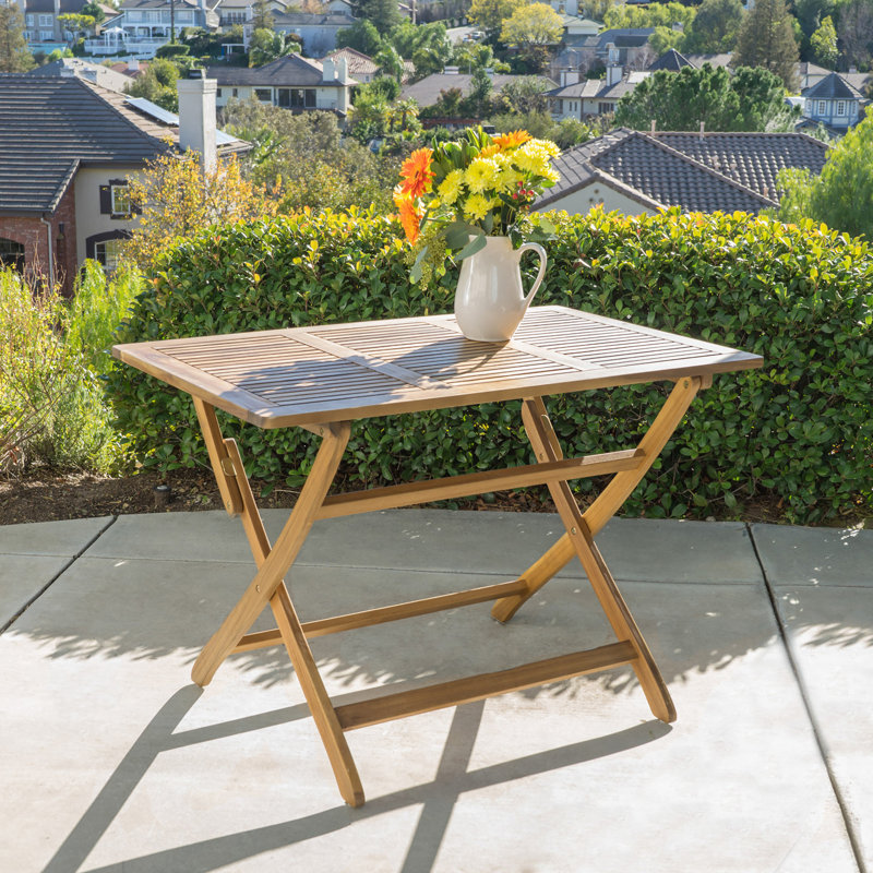POSITANO 43.5'' FOLDABLE TABLE, Natural