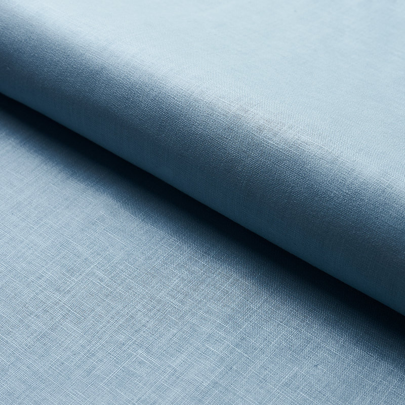 Tissu en lin verni Lange, Chambray
