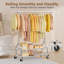 Adjustable Rolling Clothing Rack-997757662