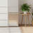 Marsden Modular Wood Closet System With Mirror In White