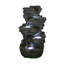 Handcrafted Outdoor Floor Fountain with Lights