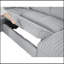 Canapé-lit modulaire rabattable en tissu de 122 pouces avec ports USB et canapé-lit modulaire en U surdimensionné rembourré confortable avec chaise de rangement-205360422