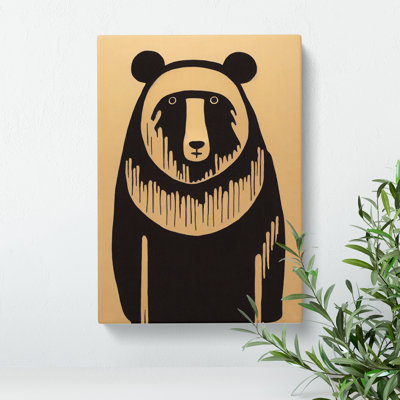 Unique Bear - Wrapped Canvas