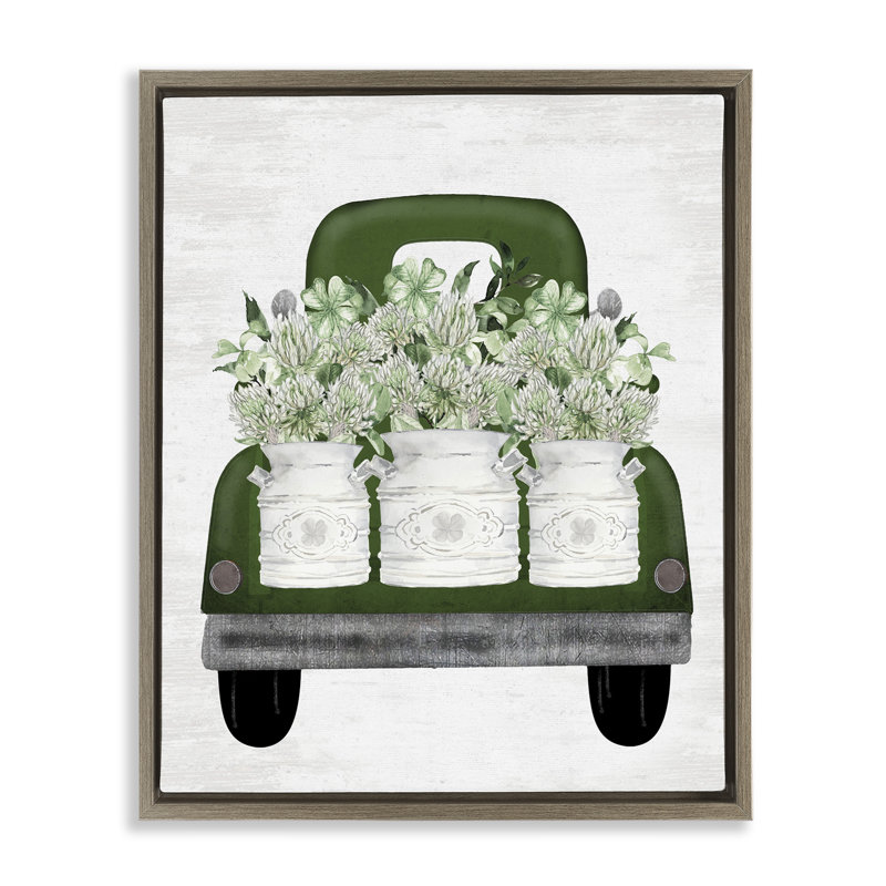 Cadre flottant Spring Shamrock Assortments, Cadre flottant orme Montalcino, H 21 po x l 17 po
