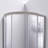 Prime 33" W x 33" D x 74.75" H Semi-Frameless Round Sliding Shower Enclosure with Fixed Panel and Base Included-40524910-39619044