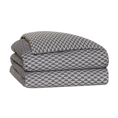 Zac Modern & Contemporary Rayon Baffle Box Stitch Geometric Shapes Comforter