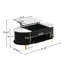 Table basse à plateau relevable avec rangement