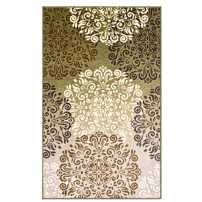Reyna Washable Geometric Indoor Rug, Rectangle 8' x 10'