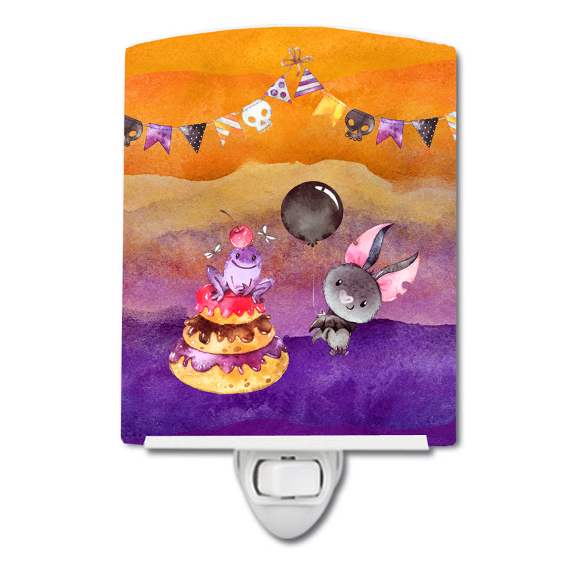 Halloween Sweets Party Ceramic Night Light