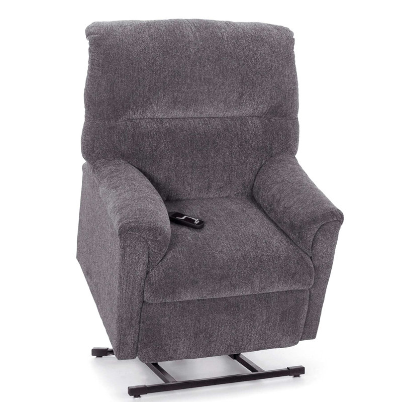 Kilgore Upholstered Lift Assist Power Recliner, Graphite