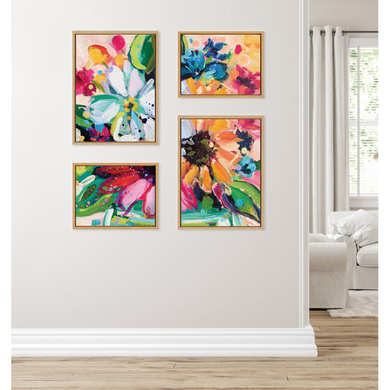 Wild Growth by Rachel Christopoulos Framed Canvas Wall Art Set