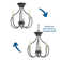 Driskell Semi Flush Mount