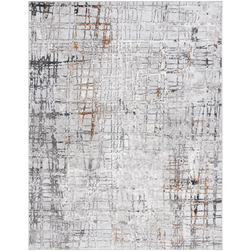Milstein 500 Performance Geometric Rug, Rectangle 8' x 10'