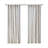 Samara Poly Printed Single 50x95" Curtain Panel With Tufted Stripe And Lining-102188564