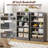 5-Shelf Multi-Functional Modern Wood Bookcase,-1759672749