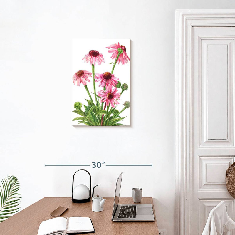 Harnek Echinacea Flower Cluster, 24" H x 16" W