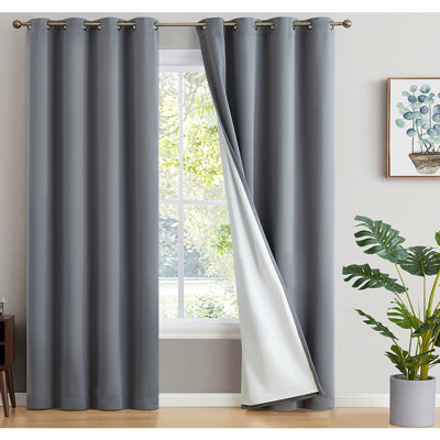Snow White Linen Sheer Curtains – 2 Grommet Panels, Open Weave, Farmhouse Style