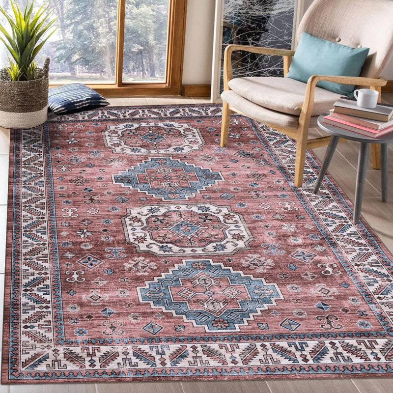 Rectangle Abstract Washable Area Rug, Rectangle 120 x 170 cm