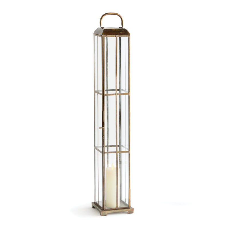 Castanon Lantern, 27.5" H x 4.75" W x 4.75" D