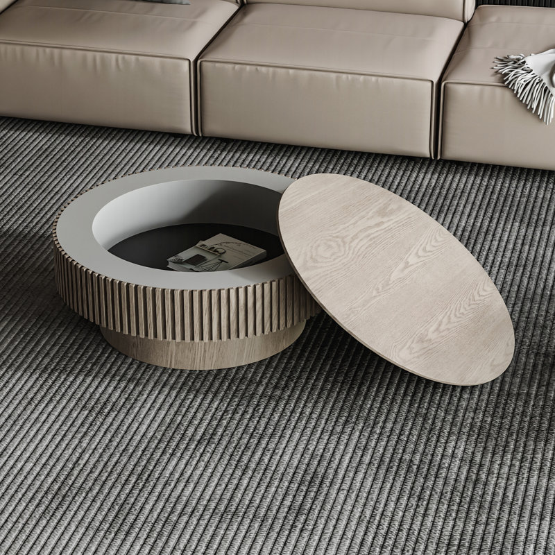 Table basse moderne d'appoint pour salon, chambre à coucher, appartement ou bureau, Gris