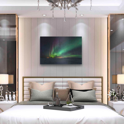 «Northern Lights Aurora Borealis 3» par Luxe Portfolio, art mural en métal