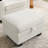Single Sofa Recliner With Manually Adjustable Backrest, USB Charging Port On The Armrest Side, Phone Stand Included, Hidden Armrest Storage, And A Matching Storage Ottoman-Beige-1530163673