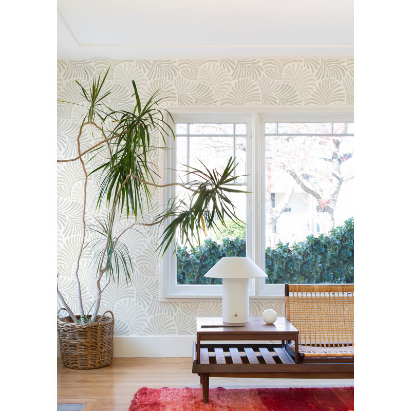 Papier peint Trousdale Fanning Flora, Neutre