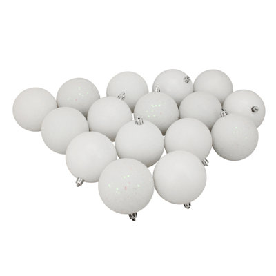 Shatterproof 4-Finish Christmas Ball Ornament