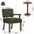 Soave 32.6'' Tall Corduroy Accent Chairs Sets for Living Room, Accent Armchair with End Table-2120442498