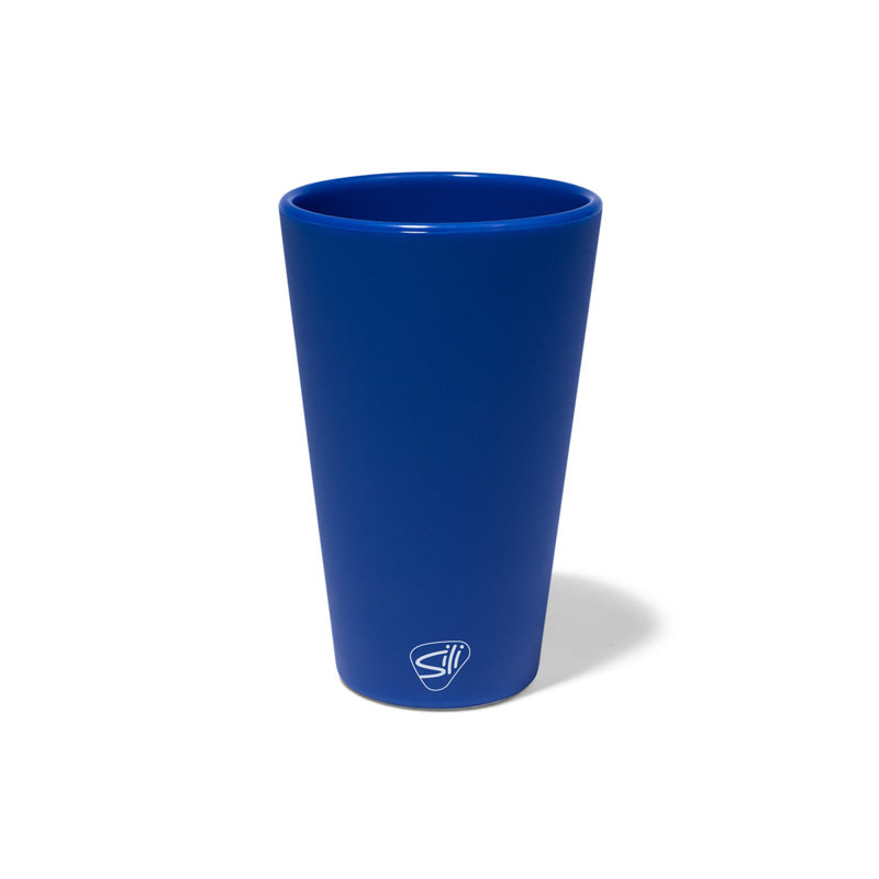 Verre à pépite de couleur classique 16 oz Silipint, Classic Blue