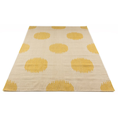 Trainor Polka Dots Hand Woven Area Rug