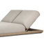Chaise longue d'extérieur en osier Aya Evie