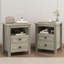 Ensemble de chambre à coucher 3 pièces, commode 6 tiroirs et table de chevet 47,2 po-130130982