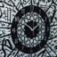 Surah Al-Ikhlas, horloge murale 18,7 po-130850015