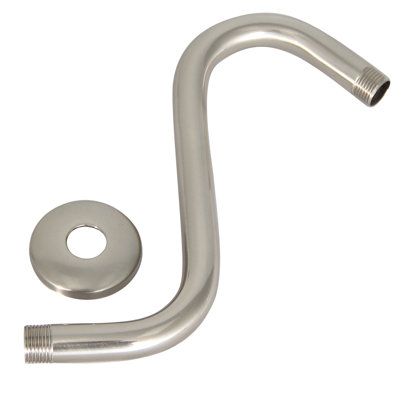 Offset Heavy Duty Shower Arm with Flange