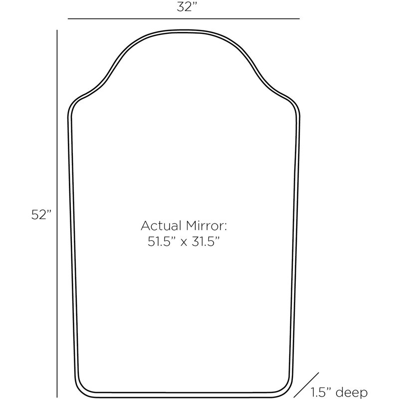 Ayers Arch Iron Mirror