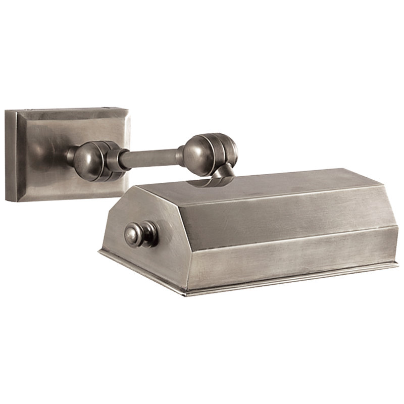 Chapman & Myers Dorchester 8" Picture Light, Antique Nickel
