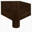 Table de bout rectangulaire avec tablette de rangement et pieds en bois-730782976