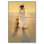 «Walking Dog Sunset Time Canvas Inspiring Women Protraits» par Art Remedy