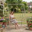 Durable Metal Garden Swing Bench – Sturdy and Comfortable Swing Chair for Backyard, Patio, or Outdoor Leisure-1658348832