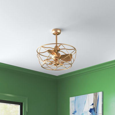 Jakari 25.6'' Ceiling Fan with Light Kit