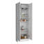 Armoire de rangement pour garde-manger Lynch 71 po de hauteur, avec 4 portes, 5 tablettes réglables, armoire autoportante pour le salon, la buanderie-494090739